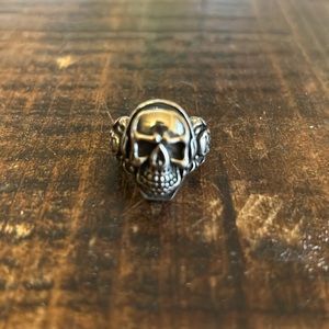 Mens skull ring size 8